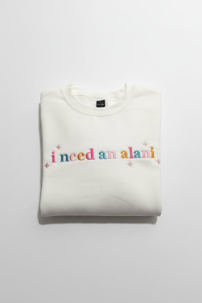 Alani Embroidered Sweatshirt