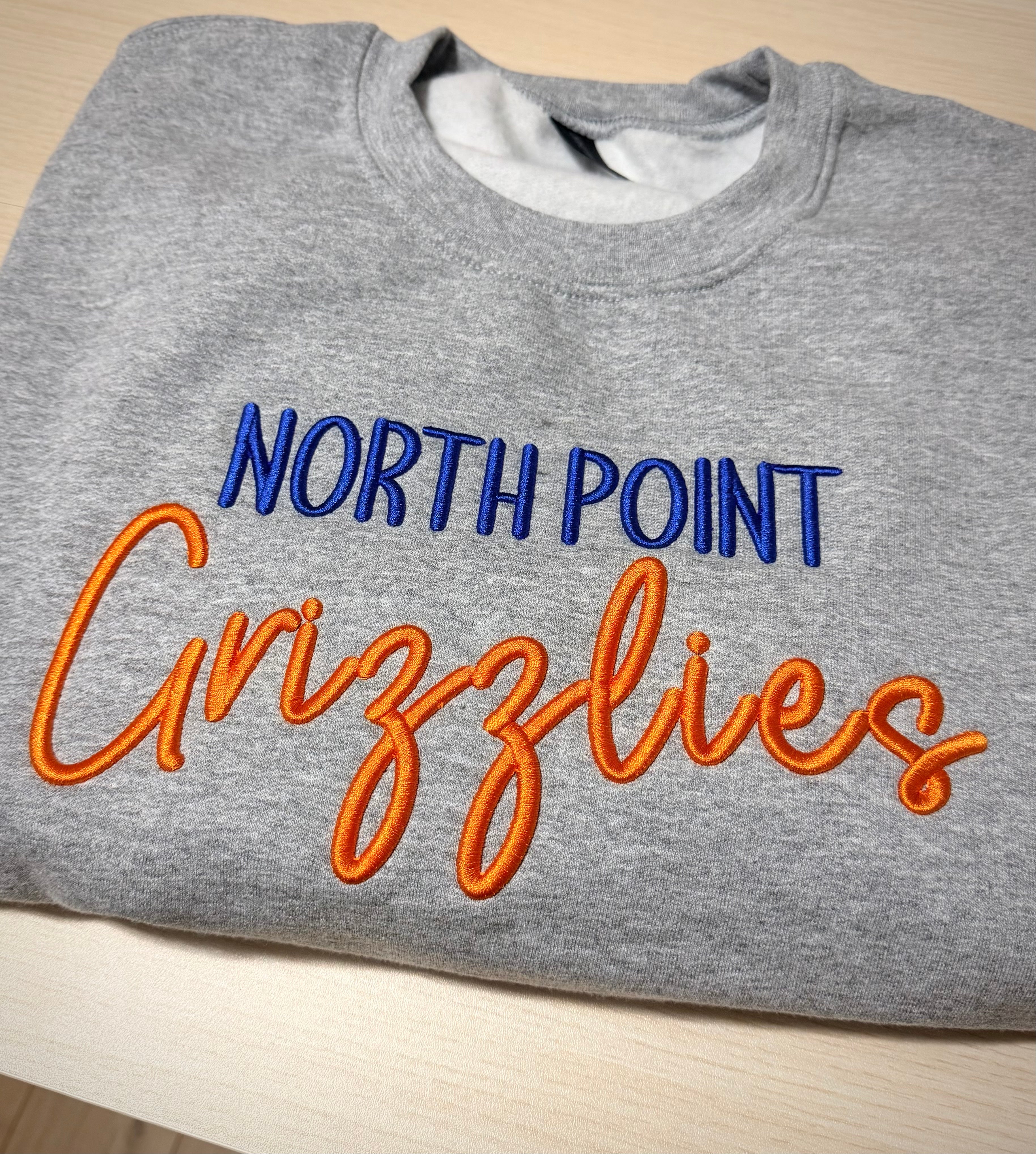 North Point Grizzlies 3D Sweatshirt
