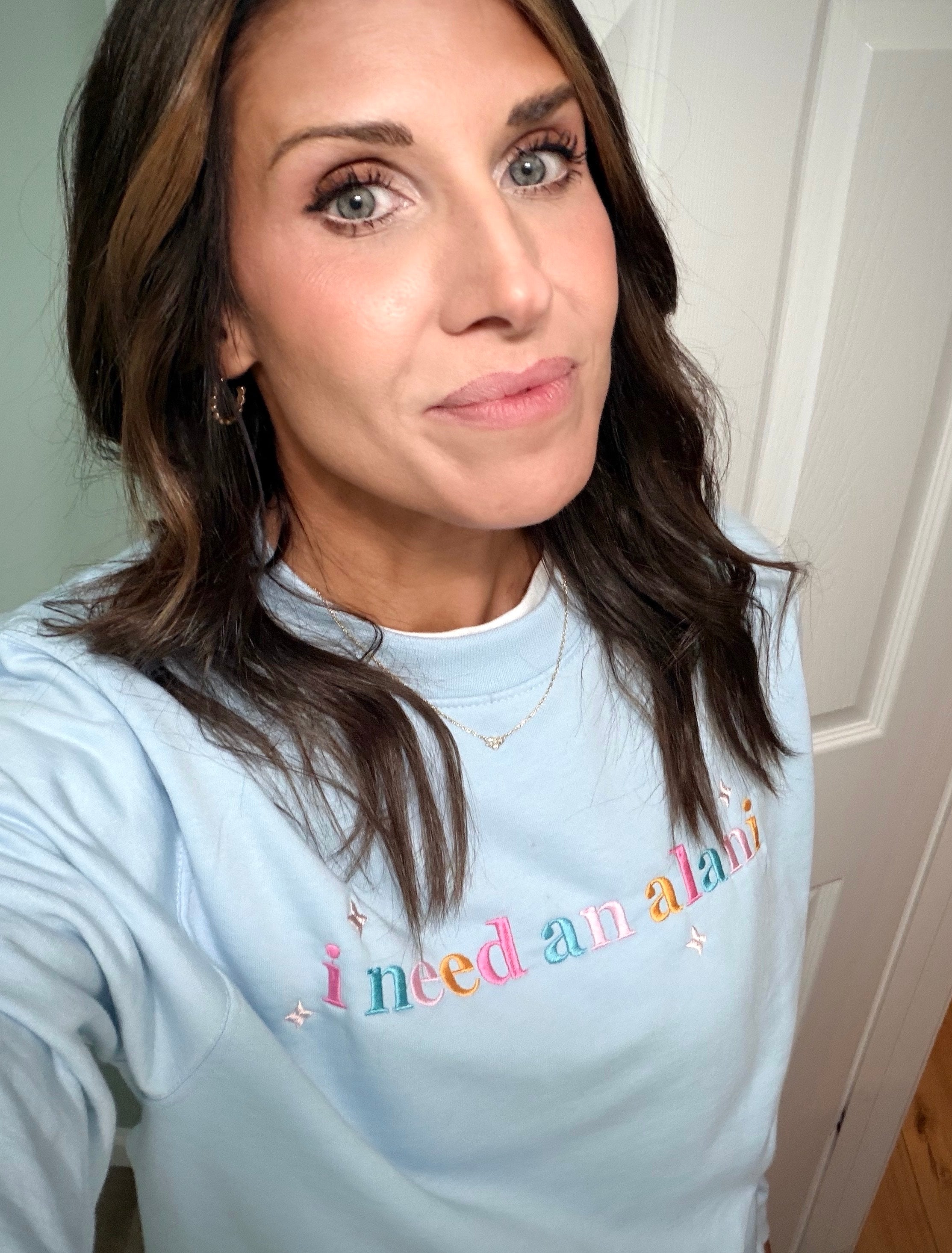 Alani Embroidered Sweatshirt