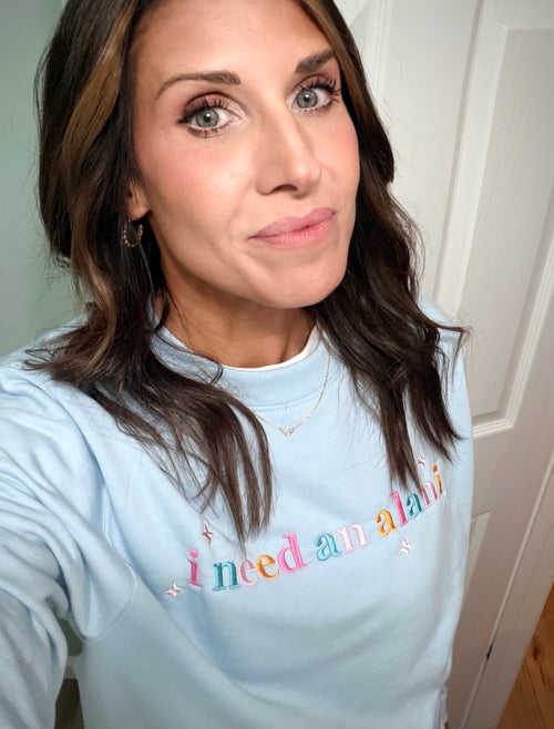 Alani Embroidered Sweatshirt